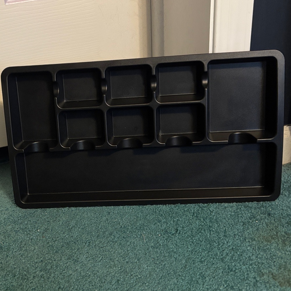 Black Organizer Drawer Tray